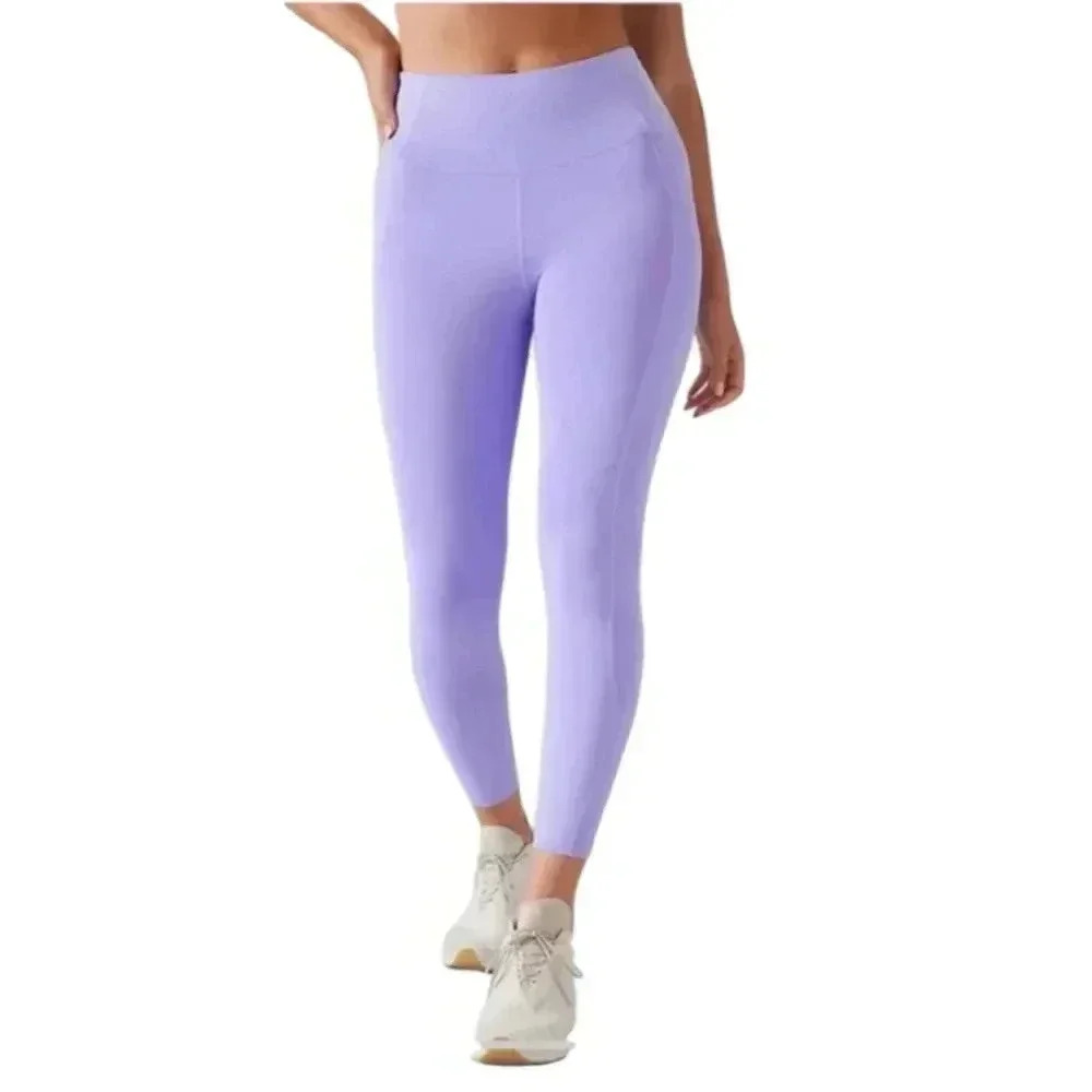 Athleta Ultimate Stash 7/8 Tights / Leggings in Madeira Purple SZ S/P Sold Out
